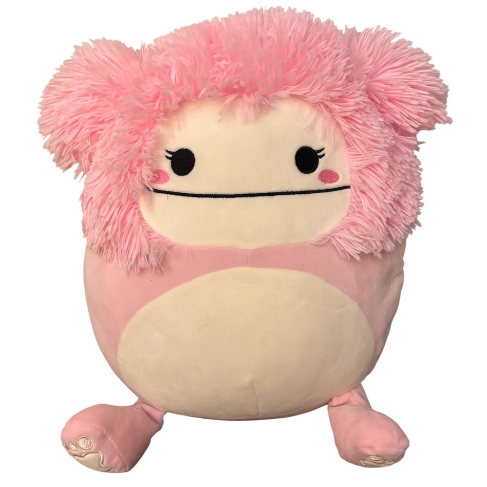 Brina the Pink Bigfoot | 12 inch Squishmallow | Plush Stuffed Animal